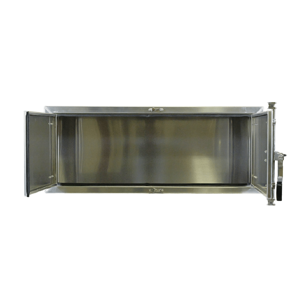 60 Inch Aluminum Storage Toolbox with Cam Lock - 18x24x60 Heavy Duty Box