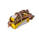 Ratchet Strap (2" x 30') with Chain Anchor – Heavy-Duty Yellow Webbing – 3,333 lb WLL