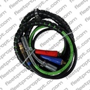 3-in-1 Semi Truck Air Line & ABS Power Kit 15ft – Heavy-Duty Rubber Hose Assembly