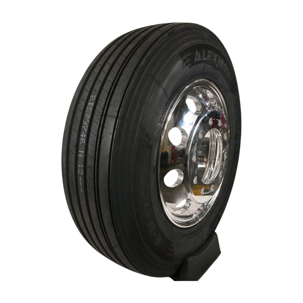 Lexmont S1 Steer Tire 295/75R22.5 - 19/32" Tread Depth 16-Ply