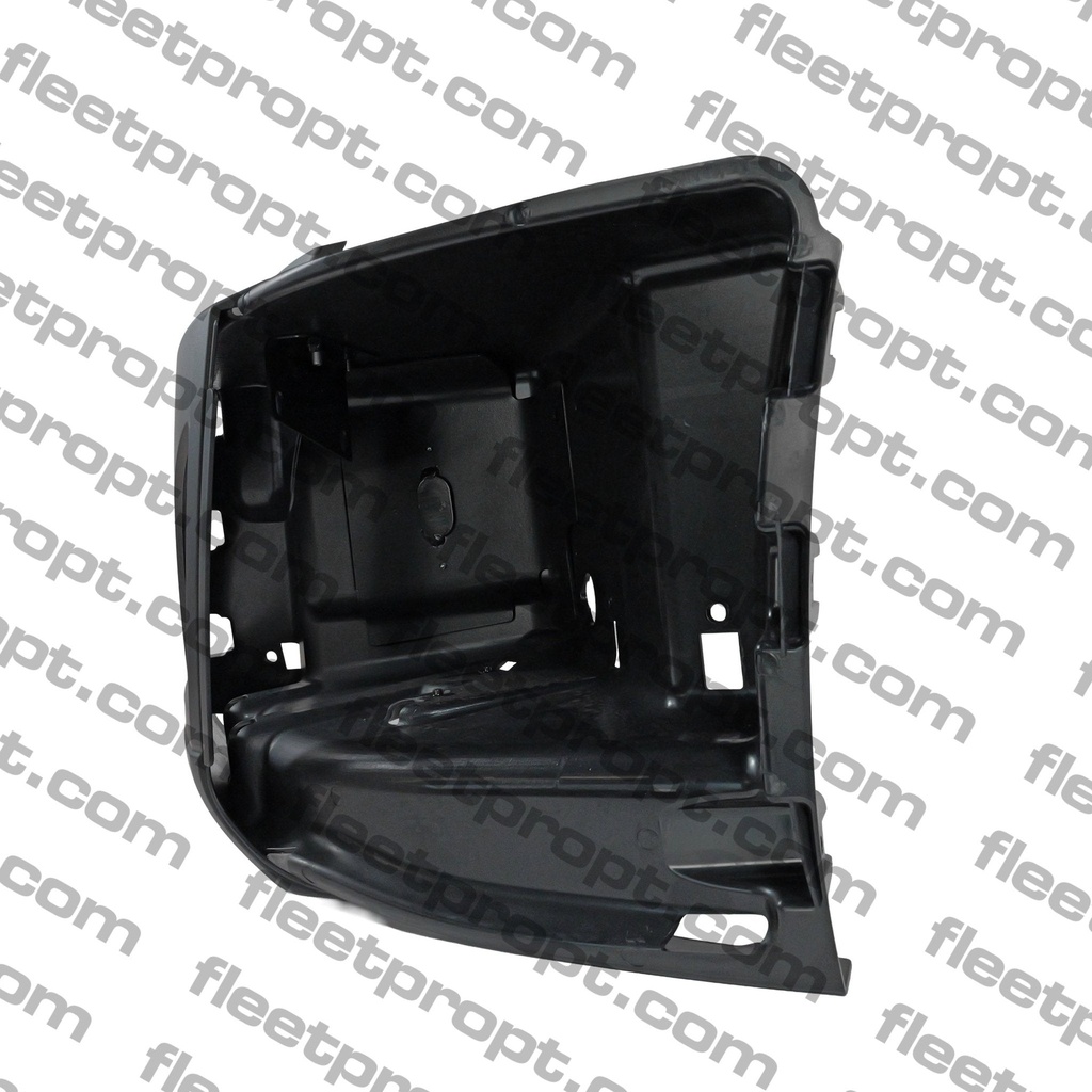 LH Corner Bumper Volvo VNL Black with Fog Light Hole – 2018-2025 (Gen 3) OEM Replacement 82750068