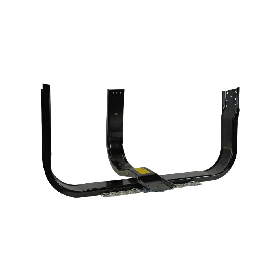 Trailer Spare Tire Carrier – Heavy-Duty Steel Chassis Mount – Fits Most Semi-Trailers & Flatbeds – Black Finish