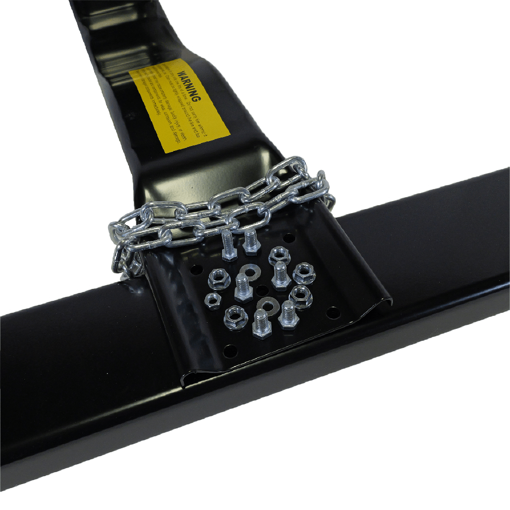 Trailer Spare Tire Carrier – Heavy-Duty Steel Chassis Mount – Fits Most Semi-Trailers & Flatbeds – Black Finish