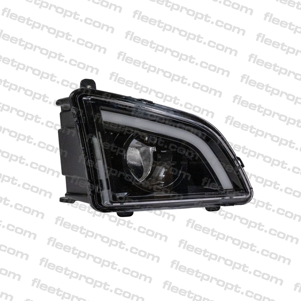 RH Fog Light Volvo VNL LED – 2018-2025 (Gen 3) Black Housing – Passenger Side OEM Replacement 82775822