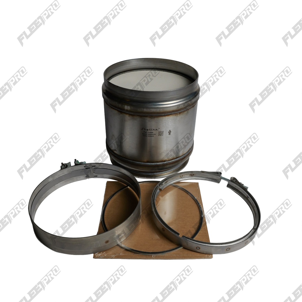DPF Filter Kit, Detroit GHG14, with Clamps & Gaskets - photo 1