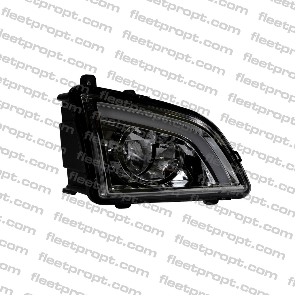 RH Fog Light Volvo VNL - LED with DRL 2018-2025 White Housing 82775822 564.96072R