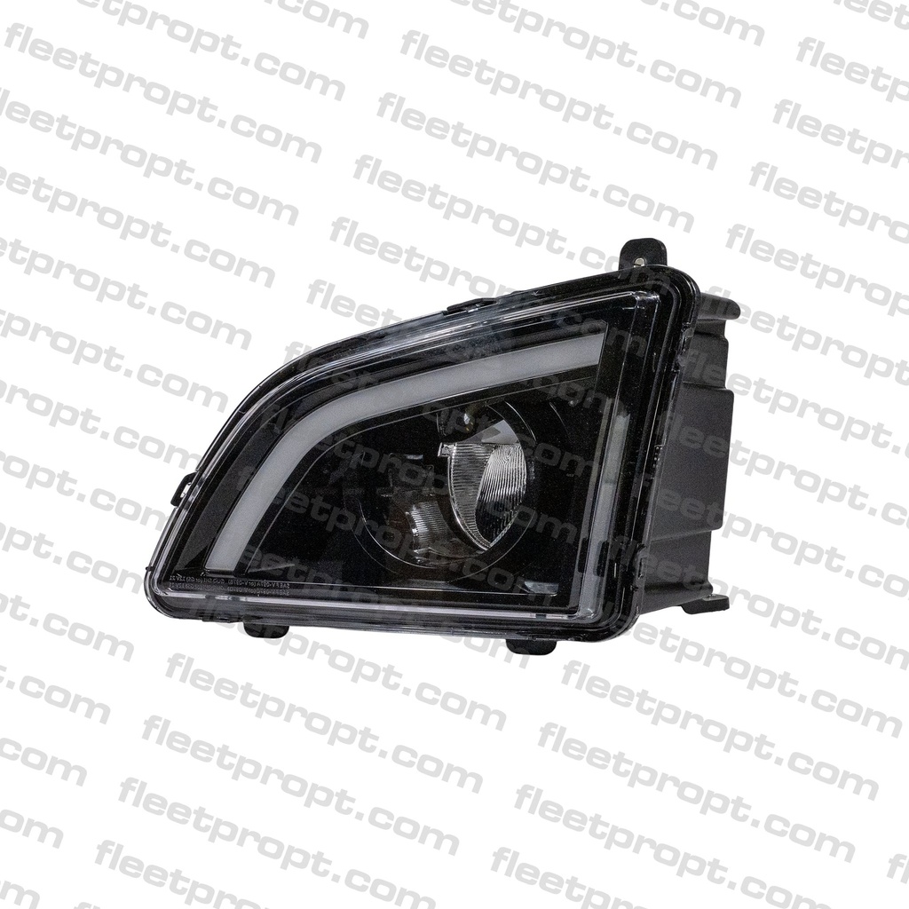 LH Fog Light Volvo VNL LED – 2018-2025 (Gen 3) Black Housing – Driver Side OEM Replacement 82775820