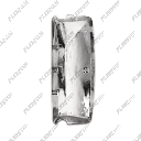 Volvo VNL Door Mirror Cover Replacement - 2004-2025 Passenger Chrome - 23836104