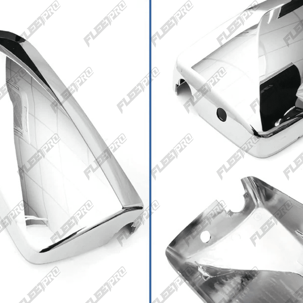 Volvo VNL Door Mirror Cover Replacement - 2004-2025 Passenger Chrome - 23836104