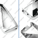 Volvo VNL Door Mirror Cover Replacement - 2004-2025 Passenger Chrome - 23836104
