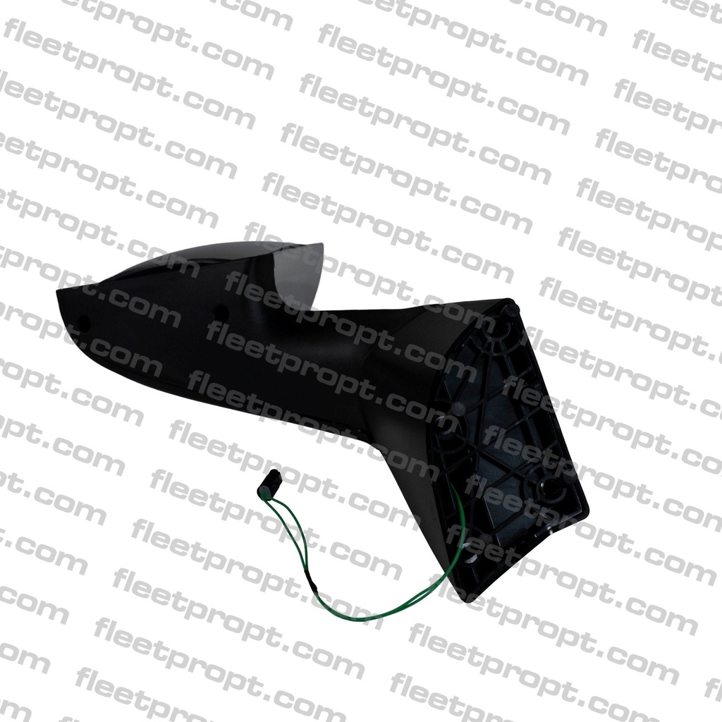 Volvo VNL Hood Mirror (2018–2025 Gen 3) – Passenger Side Chrome & Black Heated Assembly – Replaces 84723683