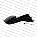 Volvo VNL Hood Mirror (2018–2025 Gen 3) – Passenger Side Chrome & Black Heated Assembly – Replaces 84723683