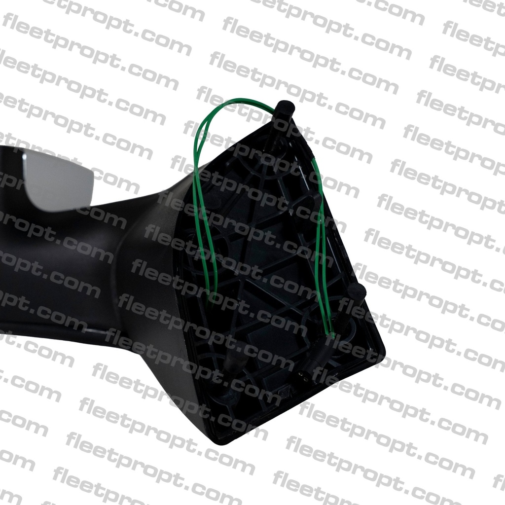 Volvo VNL Hood Mirror (2018–2025 Gen 3) – Passenger Side Chrome & Black Heated Assembly – Replaces 84723683