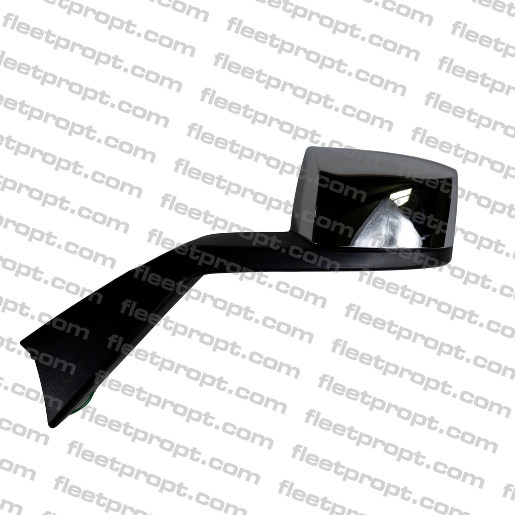 LH Hood Mirror Volvo VNL Chrome & Black with Heat – 2018-2025 (Gen 3) Driver Side OEM Replacement 84723681