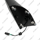 RH Hood Mirror Volvo VNL Black with Heat – 2018-2025 (Gen 3) Passenger Side OEM Replacement 84723679