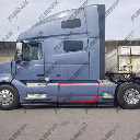 LH Middle Chassis Fairing Volvo VNL 71" – 2018-2025 (Gen 3) Driver Side OEM Replacement 82770593