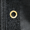 4' Drop Super Vinyl Tarp - 16’ x 27’ Heavy-Duty Black Lumber Tarp