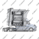 Volvo VNL Step Fairing Support – 2018-2025 – Driver Side LH