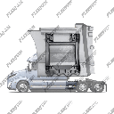 Volvo VNL Step Fairing Support – 2018-2025 – Passenger Side RH