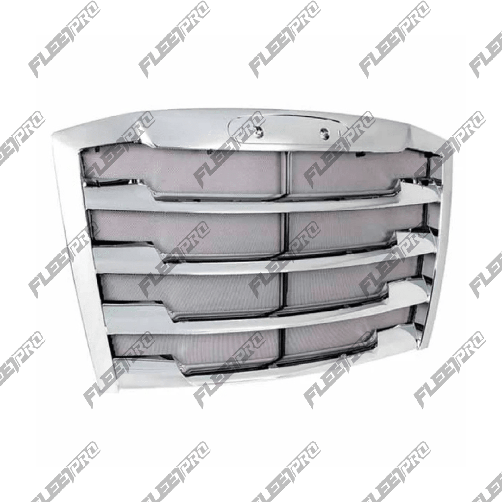 Freightliner Cascadia Chrome Grille with Bug Screen – 2018-2025 New Body Style OEM A17-20832-017