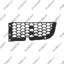 Cascadia Bumper Grille Mesh (2018–2025) – Driver Side Center with Radar Hole – Replaces 21-28985-001