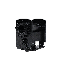 Double LL Sliding Winch - 5,500 lb WLL Steel Trailer Tie-Down