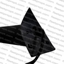 Cascadia Door Mirror (2018–2026) – Passenger Side Chrome Cover – Heated & Power Adjustable – Replaces A22-78606-007