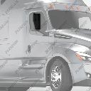 Cascadia Mirror Cover (2018–2026) – Passenger Side Black – Replaces 22-78606-501