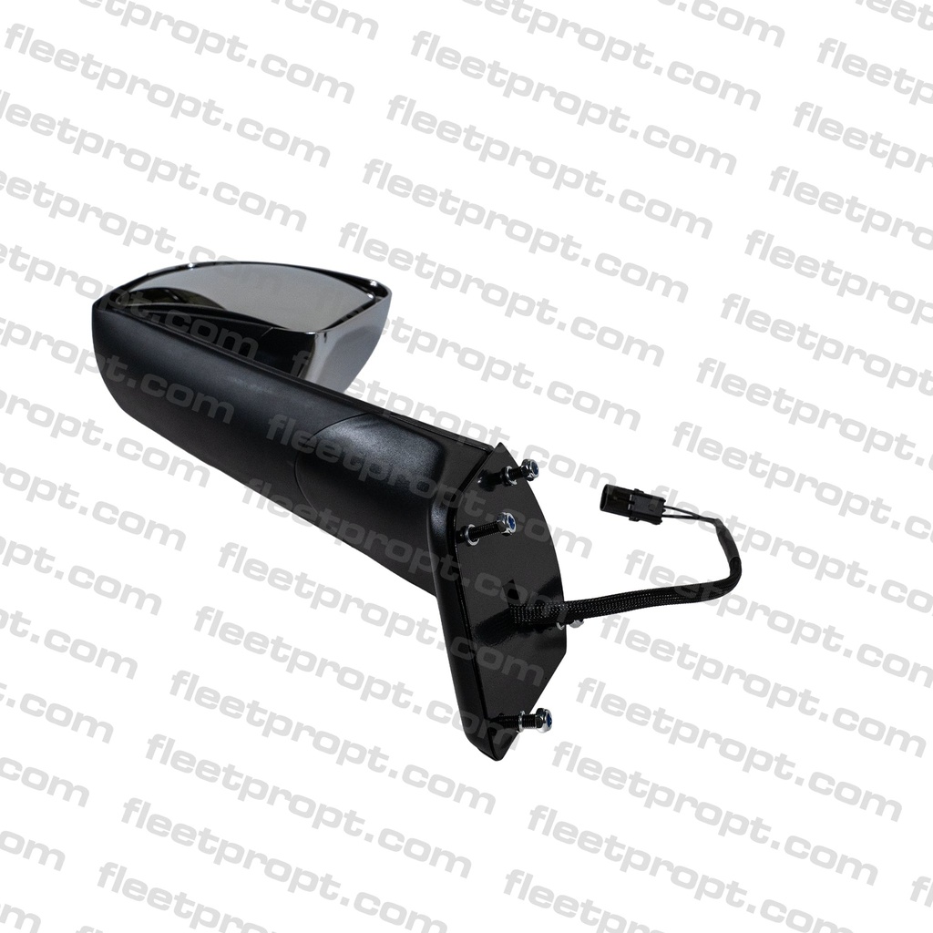 Cascadia Hood Mirror (2018–2026) – Driver Side Chrome Cover – Heated – Replaces A22-77791-010