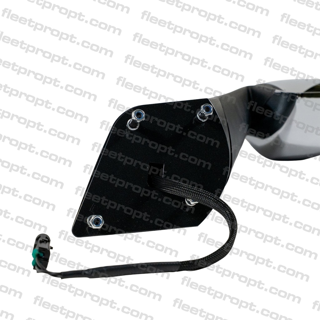 Cascadia Hood Mirror (2018–2026) – Driver Side Chrome Cover – Heated – Replaces A22-77791-010