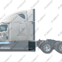 Cascadia LH Rear Chassis Fairing - 2018-2025 Driver Side Panel - 22-74263-006