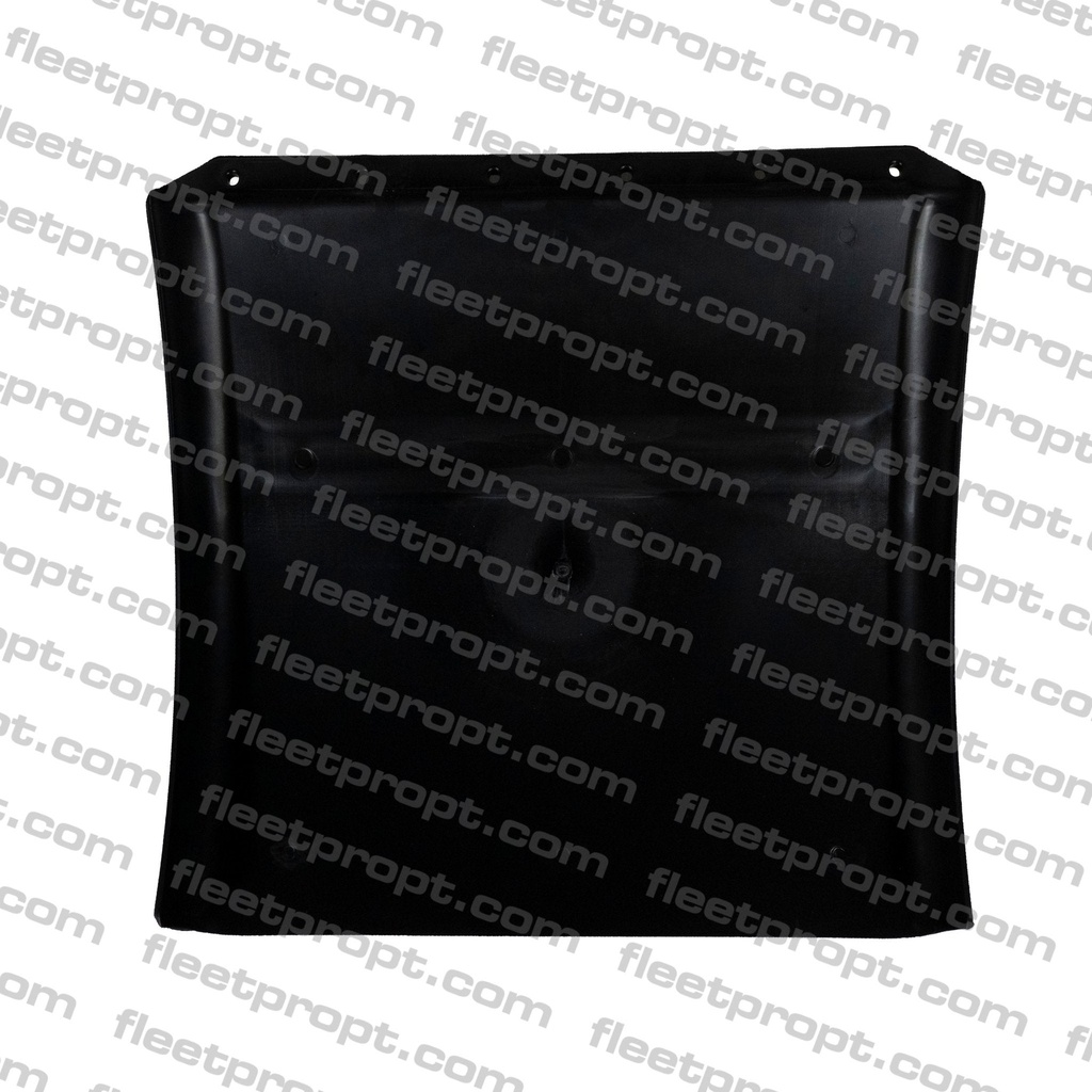 Semi Truck Black Poly Quarter Fender Kit (Set of 2) – 24" x 24" – Universal OEM Replacement