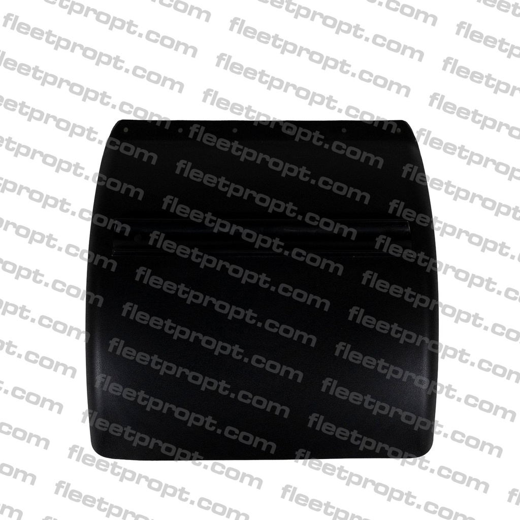 Semi Truck Black Poly Quarter Fender Kit (Set of 2) – 24" x 24" – Universal OEM Replacement