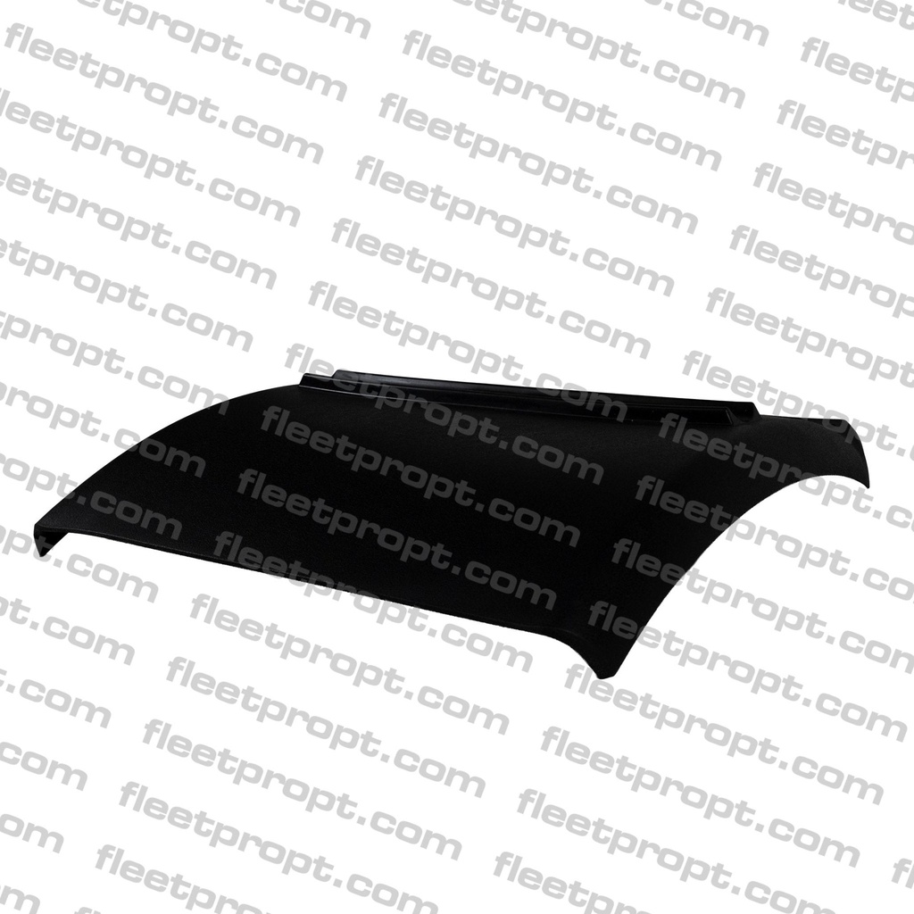 Semi Truck Black Poly Quarter Fender Kit (Set of 2) – 24" x 24" – Universal OEM Replacement