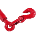Ratchet Chain Binder for 5/16" - 3/8" Chains – 5,400 lbs WLL – Grade 70 & 80 Compatible – Heavy Duty Red Steel