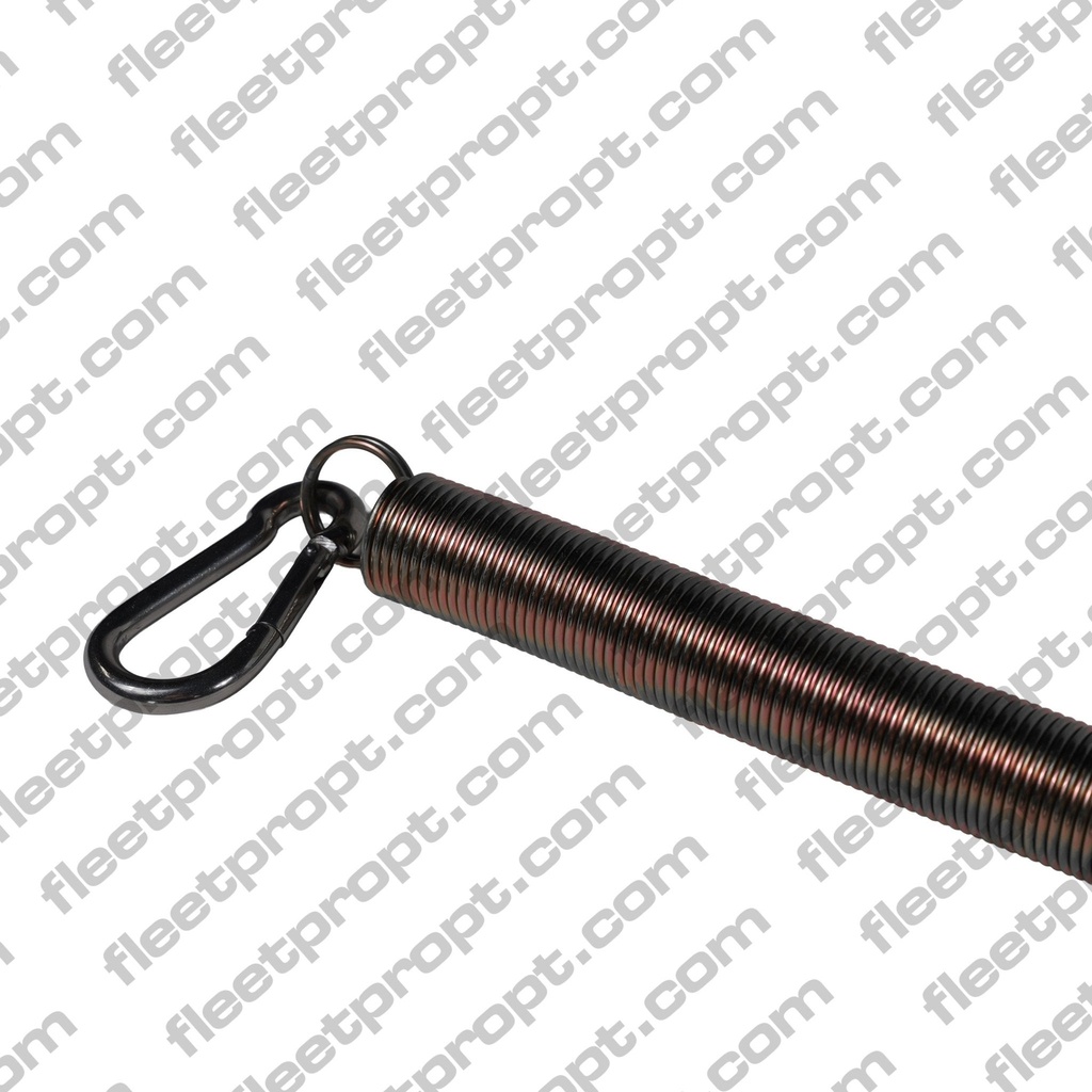 Air Line Tender Spring Kit 25" Heavy-Duty – Fleet Pro Carbon Steel with 3-Hole Clamp