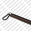 Air Line Tender Spring Kit 25" Heavy-Duty – Fleet Pro Carbon Steel with 3-Hole Clamp