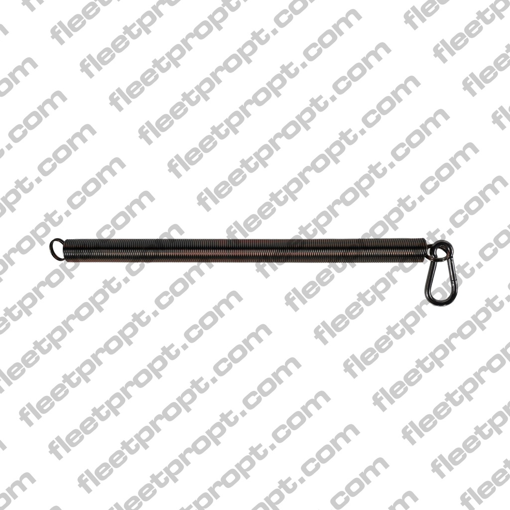 Air Line Tender Spring Kit 16" Heavy-Duty – Fleet Pro Carbon Steel with 3-Hole Clamp