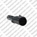 7-Way Trailer Plug – Heavy-Duty SAE J560 Die-Cast Zinc with Spring Guard