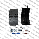 4707Q Brake Shoe Kit – 16.5" x 7" Q-Plus Style – Complete Hardware Included