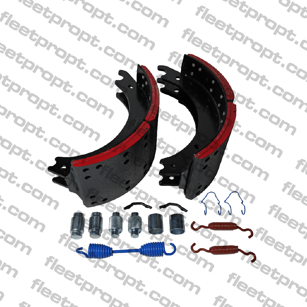 4707Q Brake Shoe Kit – 16.5" x 7" Q-Plus Style – Complete Hardware Included