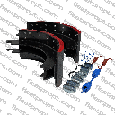 4707Q Brake Shoe Kit – 16.5" x 7" Q-Plus Style – Complete Hardware Included