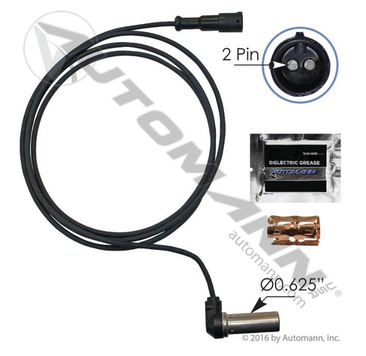 ABS Sensor Kit with 90 Degree Head – 76" Cable including Clip and Grease – Replaces R955342 S4410328140