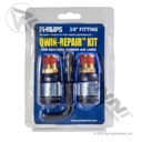 3/8" Air Brake Hose Repair Kit – QWIK-REPAIR™ Rubber Hose and Fittings – Replaces 12-052 7031402