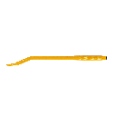 Standard Winch Bar Yellow 35" – Heavy-Duty Steel Cargo Tightening Tool – 35 Inch High-Visibility Finish