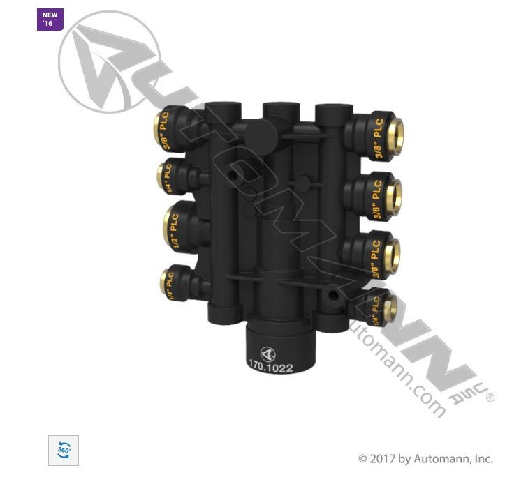 Air PPV Manifold for Volvo & Mack (2010-Up) – Pressure Protection Valve – Replaces 22196730 20913828