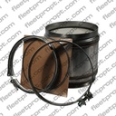 Detroit Diesel DD15 DPF Kit - DD13 DD15 DD16 Clamps Gaskets - A0014907692