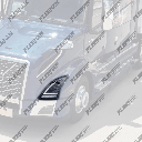 2018-2025 Volvo VNL LED Headlight – Black Bezel – Driver Side LH – Replaces 84751277