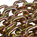 G70 1/2" x 20' Chains with Grab Hooks - Heavy-Duty 11,300 lb WLL Transport Chain