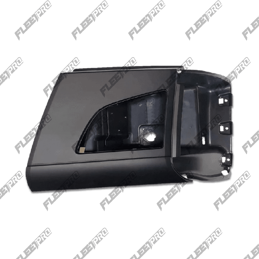 Volvo VNL LH Bumper Corner (2018-2025) - Primed with Fog Light Cutout - Replaces 82750068